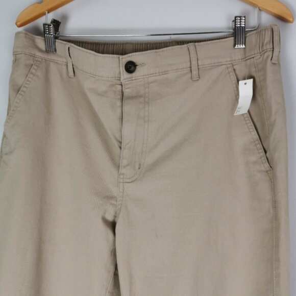 Amazon Essentials Slim Khaki Pants Elastic Cuffs L - Picture 3 of 7